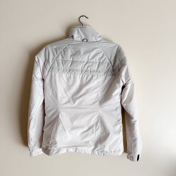 The North Face White Slick Full Zip Jacket - Small - Picture 6 of 7